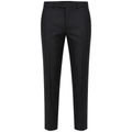 Tailored Wool-Blend Trousers – Charcoal Black | KIIHGOUB