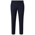 Tailored Wool-Blend Trousers – Deep Navy | KIIHGOUB